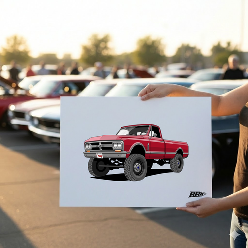 Custom Car Wall Art — Poster